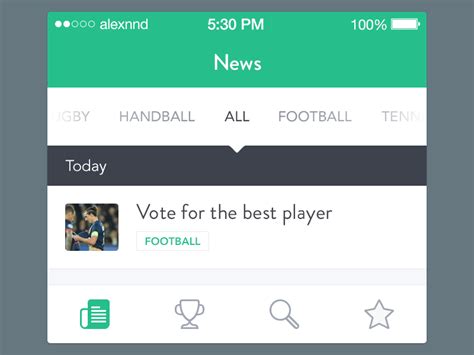Image result for iOS Overflow Menu