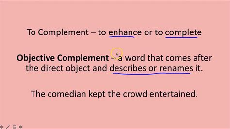 Toradh íomhá ar Example Sentences of Object Complement