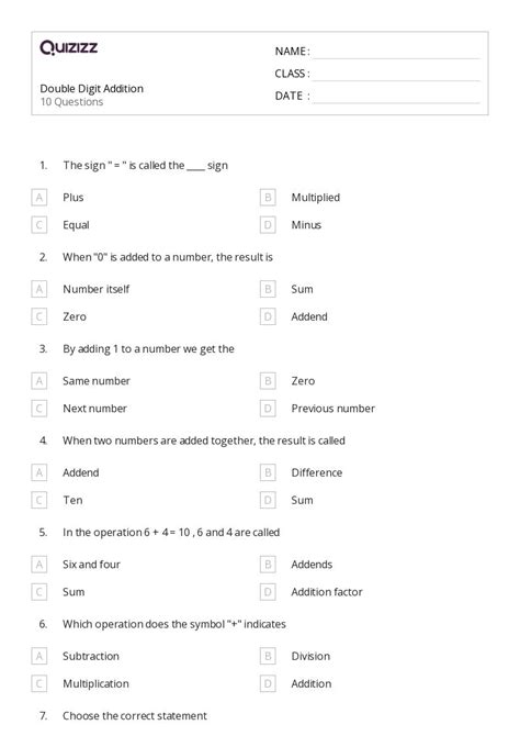 Afbeeldingsresultaten voor Double Digity Addition