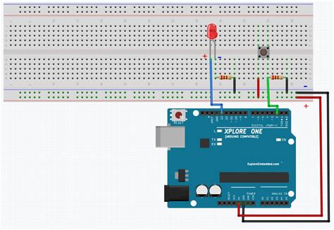 Image result for Arduino Circuit LED with Switch