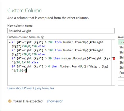 Image result for Power Query List of Tokens