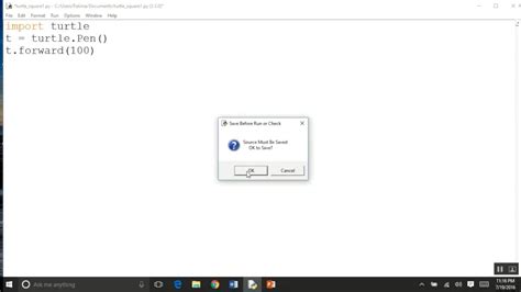 Image result for How To Make Square In Python Turtle