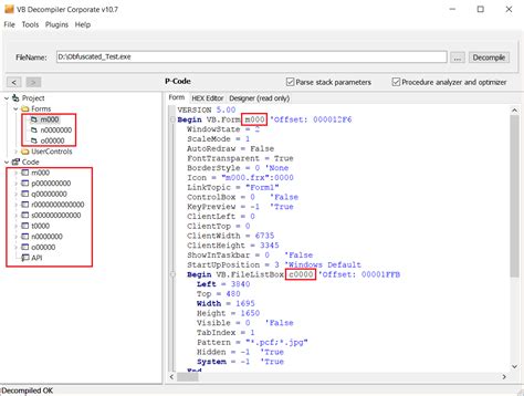 Toradh íomhá ar C# Decompiler
