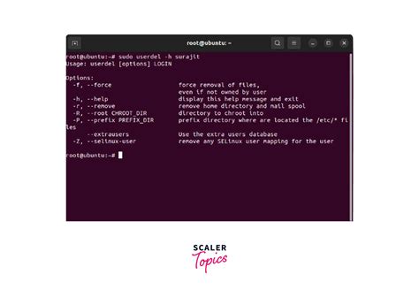 Image result for How to Delete User in Linux