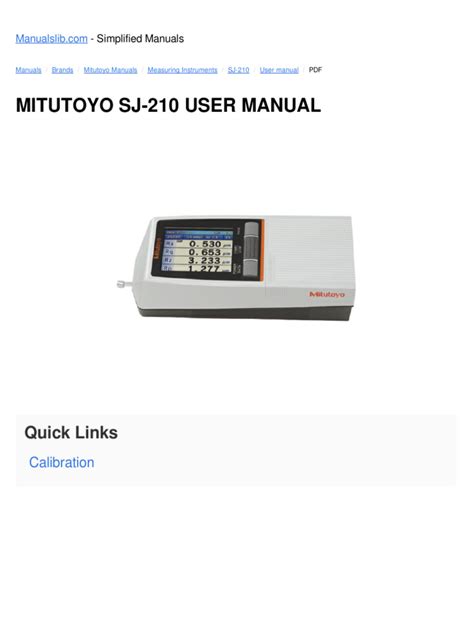 Mitutoyo Manuals に対する画像結果