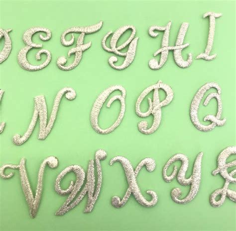 Image result for Cursive Iron On Letters