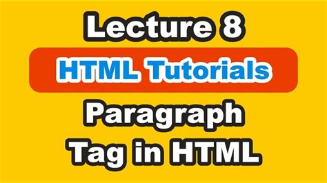 Image result for Paragraph Tag in HTML