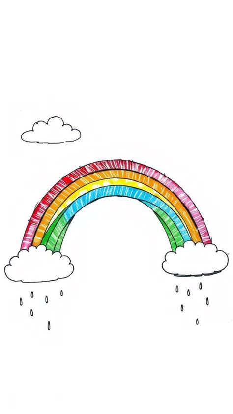 Image result for Continuous One Line Drawing Rainbow