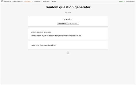 Random Question Generator に対する画像結果