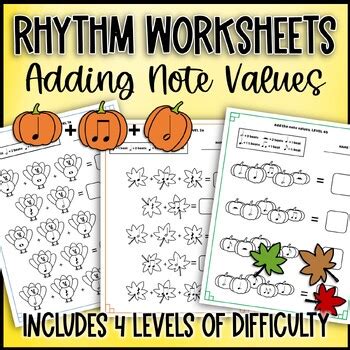 Image result for Adding Music Notes Worksheet