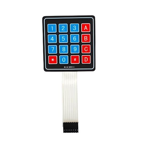 Image result for Arduino Membrane Keypad Pinouts