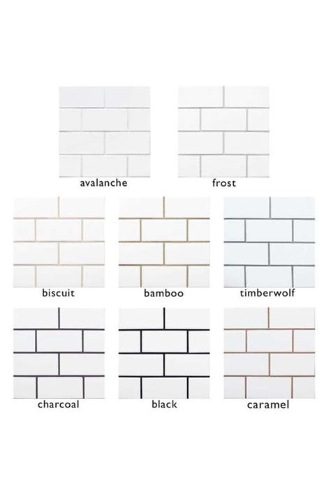 Tile & Grout Color Chart に対する画像結果