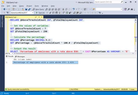 Toradh íomhá ar SQL-like Percentage Sign