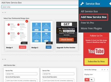Image result for Unique Service Box Layout Design