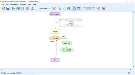 Image result for Flowchart for Turtle Graphics