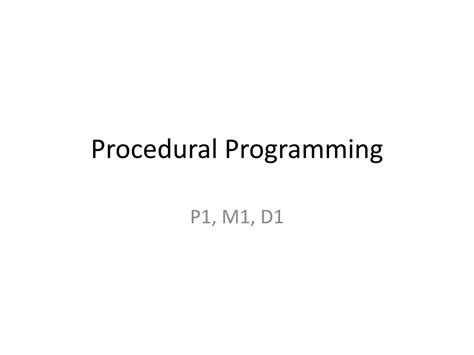 Image result for Procedural Code Example