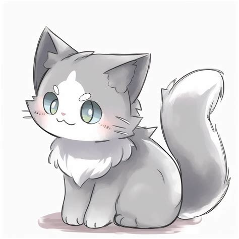 Toradh íomhá ar How to Draw a Cute Cat