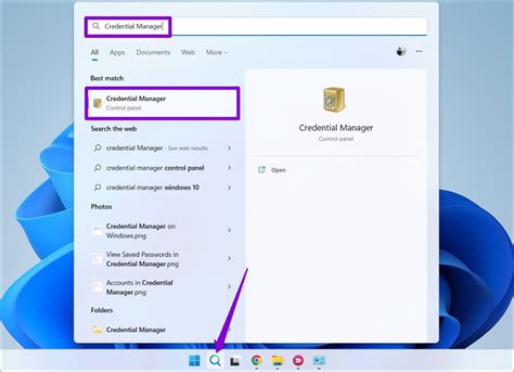 Image result for Windows Credential Manager