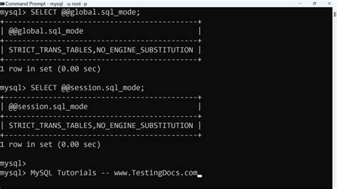 Toradh íomhá ar Excel SQL Mode
