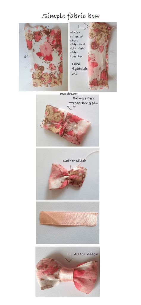Image result for How to Make Bows From Fabric