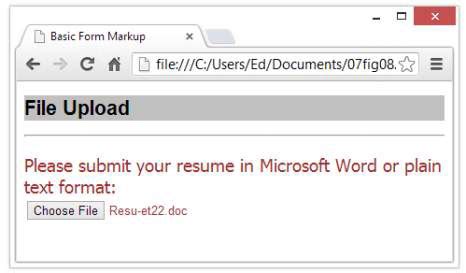Image result for File Upload in HTML