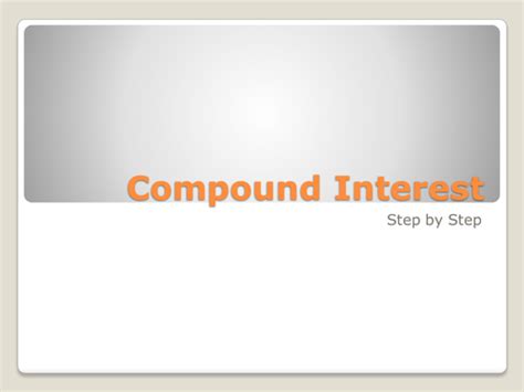 Afbeeldingsresultaten voor Compound Interest Examples