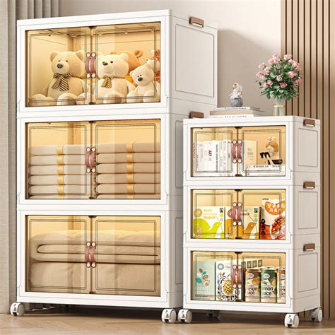 Image result for Stackable Storage Box with Opening Flap