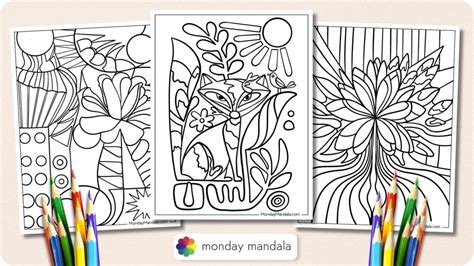 Toradh íomhá ar 3D Abstract Coloring Pages