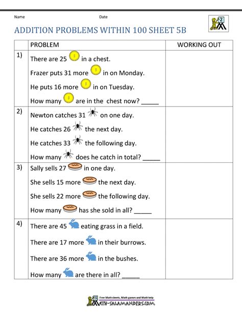 Simple Math Word Problems 2nd Grade-এর ছবি ফলাফল