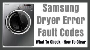 Image result for Samsung Dryer Error Codes