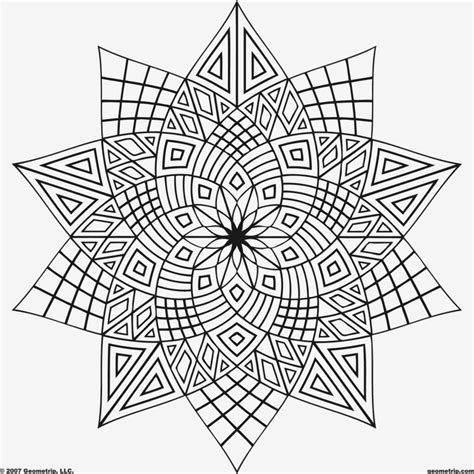 Image result for Geometric Coloring Pages Printable