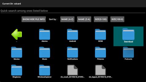 File Explorder に対する画像結果