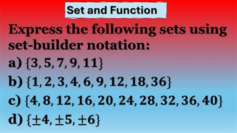 Toradh íomhá ar Set Builder Notation Example