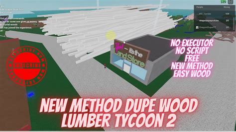 Toradh íomhá ar Wood Dupe Script Lumber Tycoon 2