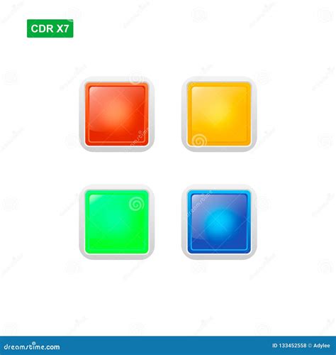 Image result for Color Button Square
