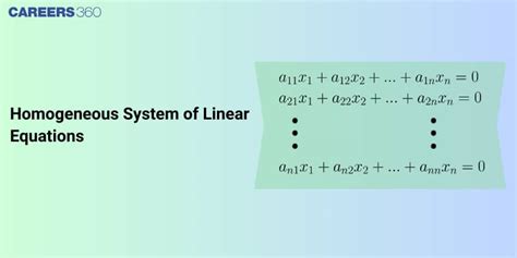 Image result for Homogeneous Solution Linear Algebra