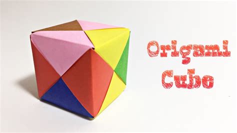 Image result for Origami Cube Tutorial