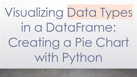 Toradh íomhá ar Python Data Frame Pie-Chart
