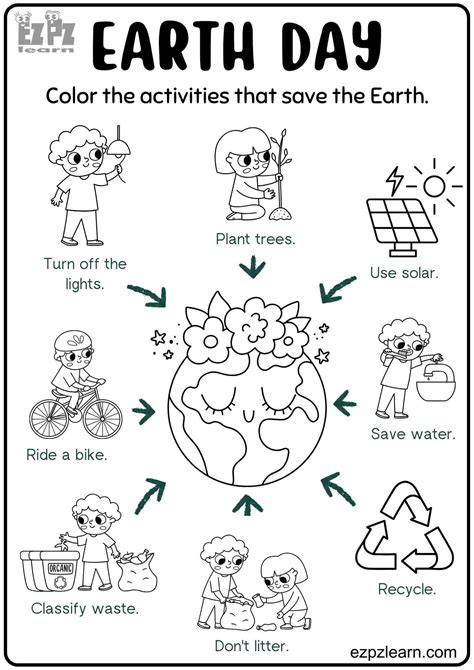 Image result for Save the Earth Colouring Page