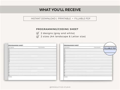 Programming Notes Templates に対する画像結果
