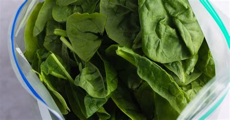 Image result for How to Freeze Spinach Leaves