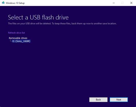 Image result for Create Bootable USB Drive Windows 1.0