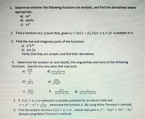 Afbeeldingsresultaten voor To Check Function Is Analytic