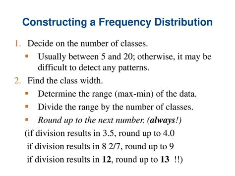 How to Find a Frequency Distribution for a Data Set Using 5 Classes に対する画像結果