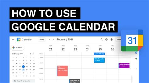 Toradh íomhá ar Using Google Calendar