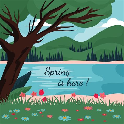 Spring Illusration に対する画像結果