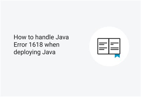 Image result for Java Error 1618