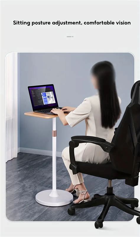 Image result for Adjustable Height Computer Stand