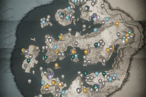 Assassin's Creed Valhalla : Carte (map) interactive de l'Angleterre et ...