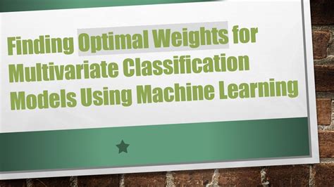 Image result for Multivariate Machine Learning Models